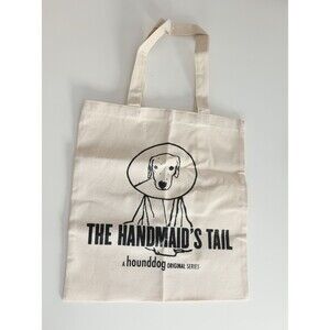 Pet Studio Art Hand Painted Tote Bag NEW The Handmaids Tail Hound dog Funny